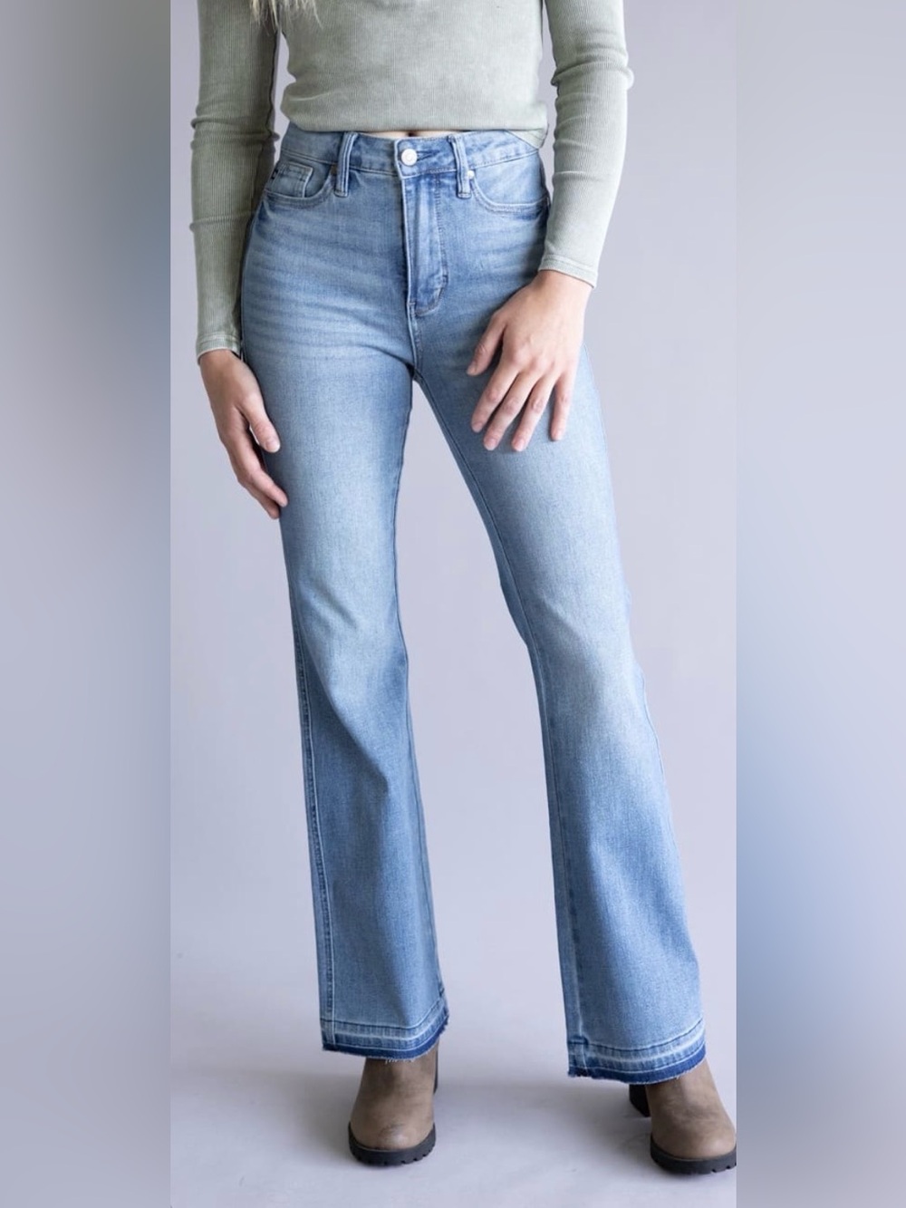 Judy Blue Mid-Rise Slim Bootcut Jeans Sz 5/27